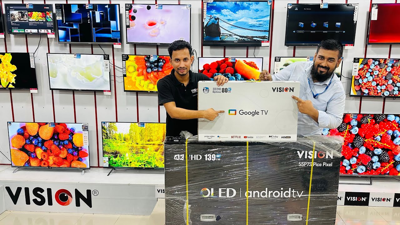 Vision Android Tv Vision Google & Android Smart Tv || Vision 4k Smart Tv Price Bangladesh ...