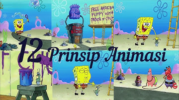 12 Prinsip Animasi pada animasi SpongeBob SquarePants