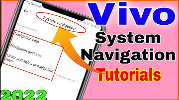 VIVO~ System Navigation & Gesture Tutorial 2022 Hindi Order & Styles keys