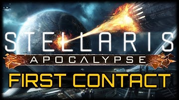 FIRST CONTACT - Stellaris Apocalypse - Multiplayer Gameplay #1