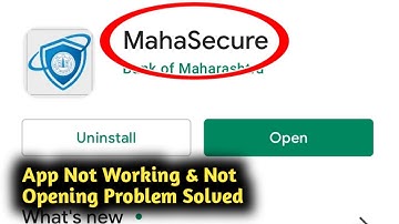 Fix Maha Secure App Not Working and Not Opening Problem Solved