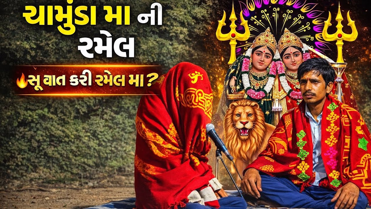 ચામુંડા મા ની અદ્ભુત રમેલ | સૂ વાત કરી રમેલ મા 