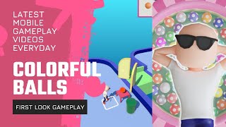 Colorful Balls 🔴🟡🟣🟢🔵 All Levels Gameplay iOS screenshot 4