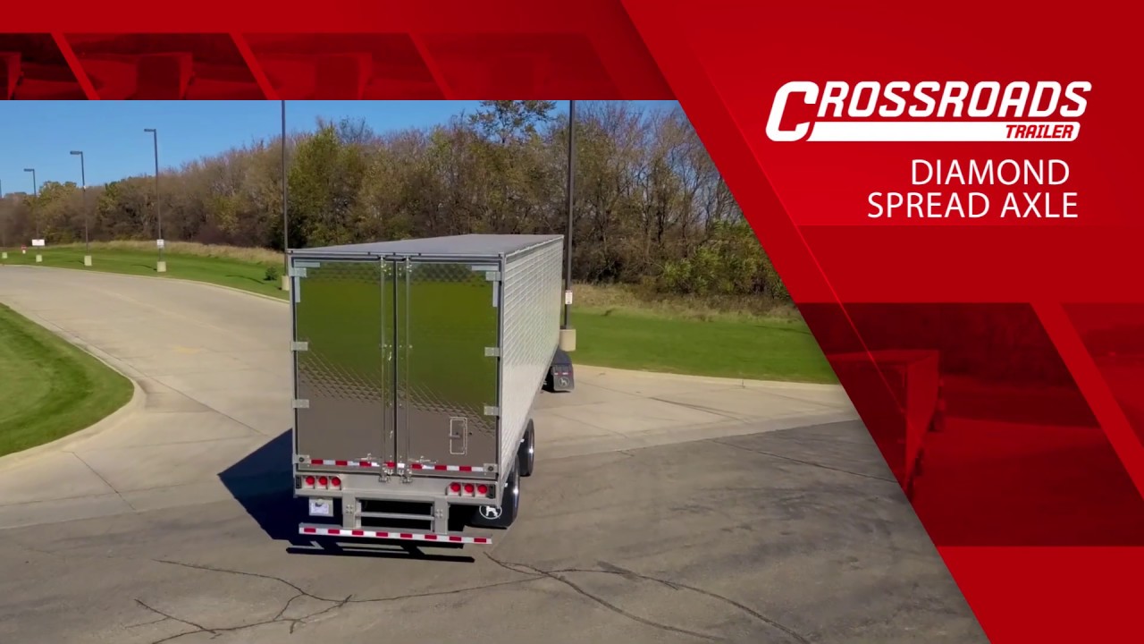 Diamond Spread Axle Reefer Trailer by Crossroads Trailer Great Dane's