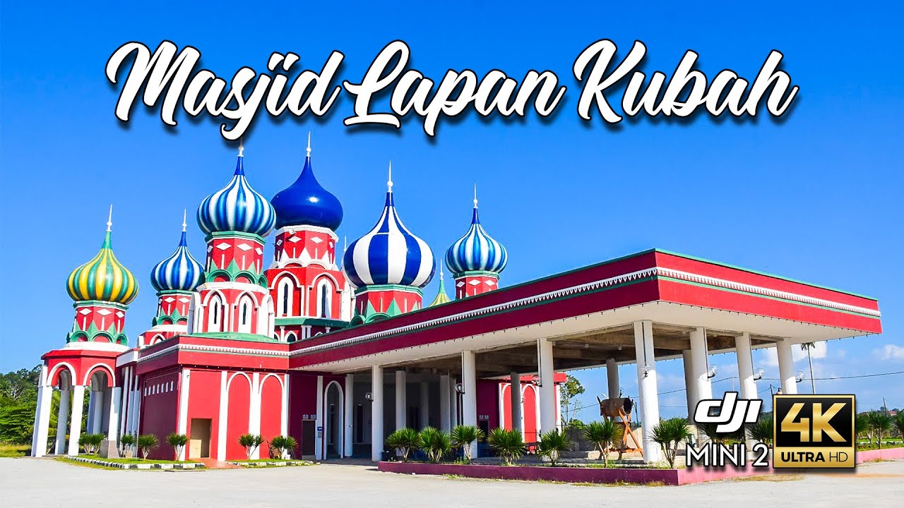MASJID LAPAN KUBAH JERTEH, TERENGGANU  | 4K AERIAL FOOTAGE CINEMATIC DRONE VIDEO DJI MINI 2