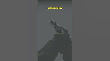 MIRAGE WINDOW ONE WAY SMOKE #shorts #csgo
