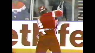 Bob Probert Drops Tie Domi Dec. 2nd, 1992