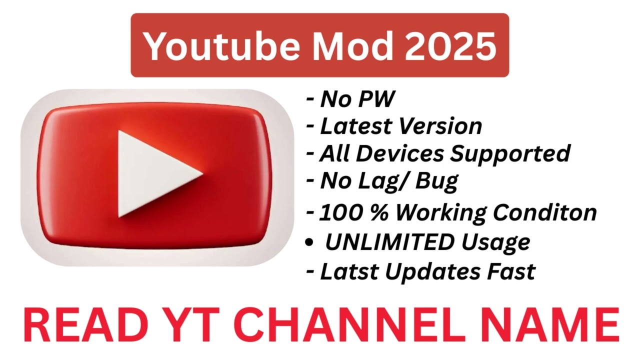 YOUTUBE MOD TERBARU 2026 | YOUTUBE PREMIUM MOD APK