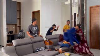 Prank Lek Damis Asli Ngamokk  Tv Rumah Baru Pecah 