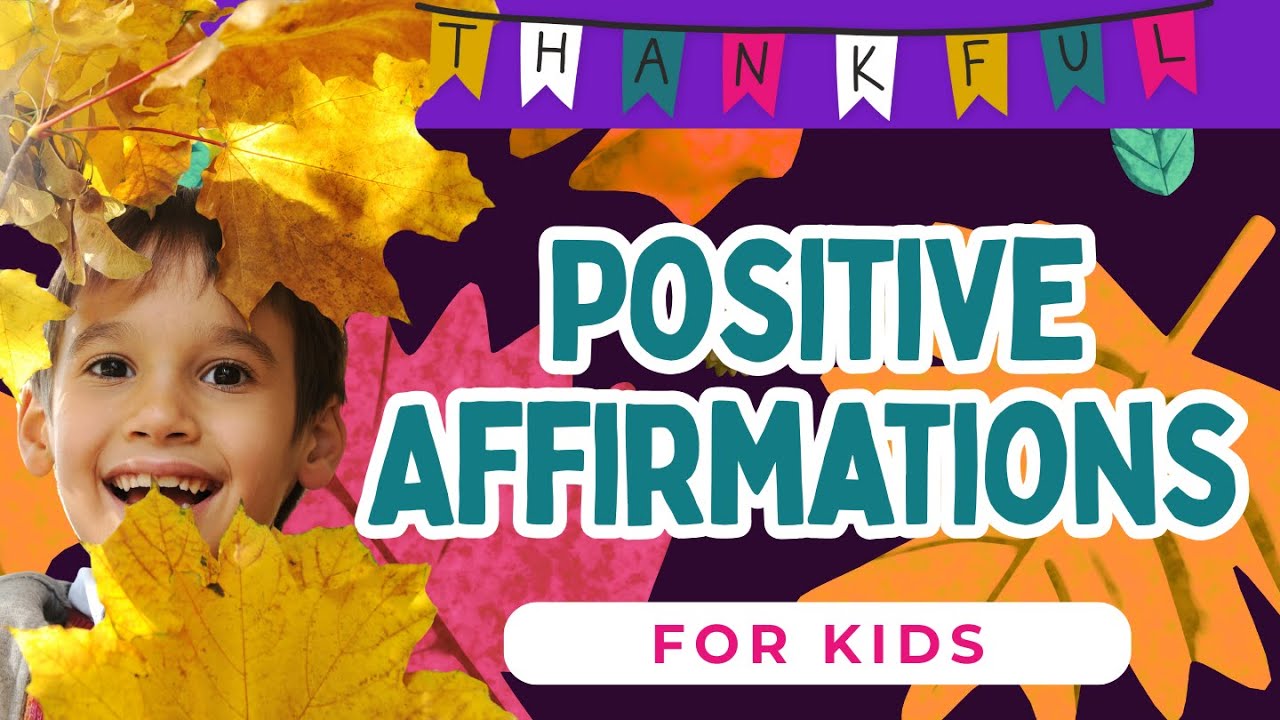 Autumn Gratitude Affirmations for Kids | Morning Meeting Mindfulness Activity