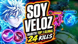 SURVIVES A 100% IMPOSSIBLE 1 VS 4! HARITH TOP 1 GLOBAL 83.2% WINRATE! | MOBILE LEGENDS