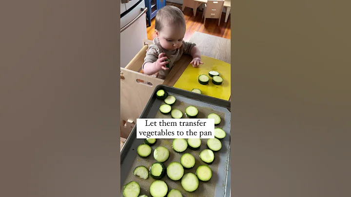 How we Montessori at home- practical life #montessoritoddler #montessoribaby #montessoriathome