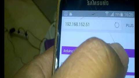 Arduino Beinsport remote control (over LAN) as Web server