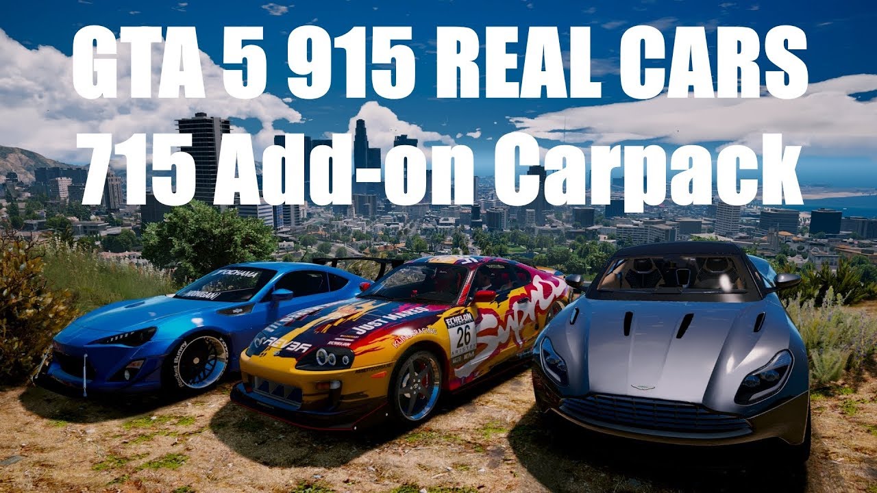 GTA 5 915 REAL CARS 715 Add-on Carpack