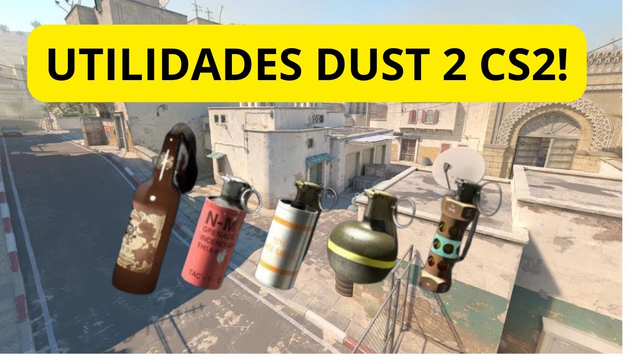 TODAS las UTILIDADADES para DUST 2 en Counter Strike 2 CS2 DUST 2