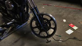 Mag wheel on the Sportster!!!