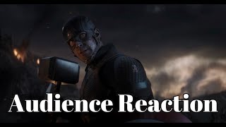 Cap Wields Mjolnir Avengers Endgame Audience Reaction April 26, 2019