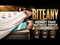 Biteany Memory Foam Mattress Topper Review