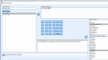 Convert z-Scores to Percentiles - SPSS