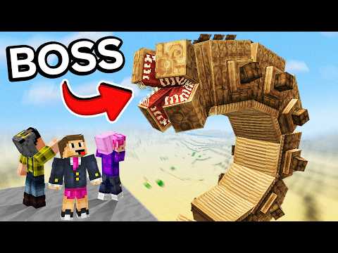 DERROTAMOS TODOS OS BOSSES NO MINECRAFT!