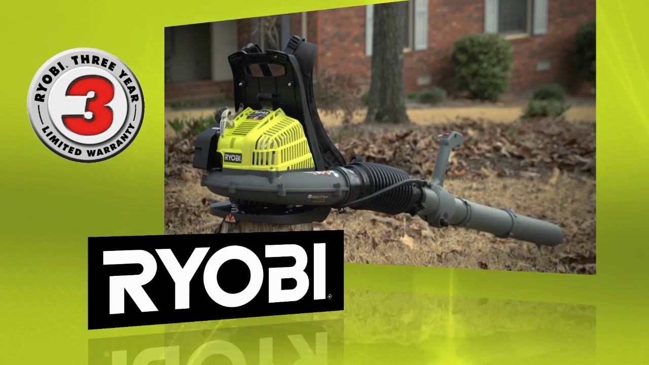 RYOBI Backpack Blower YouTube