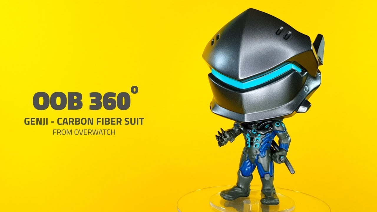 Carbon Fibre Exclusive Pop Genji Funko Vinyl Overwatch