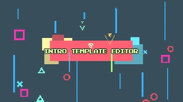 Pixel Intro Text | Template Creator Velosofy