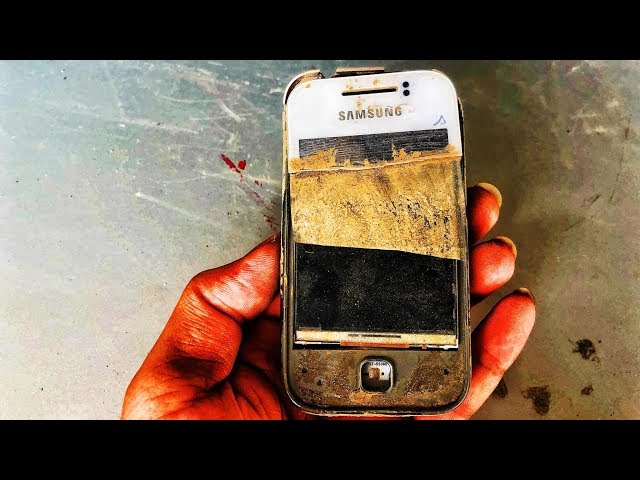 Restoration an old, broken Galaxy Y smartphone | Rebuild broken phone | Restore broken phone class=