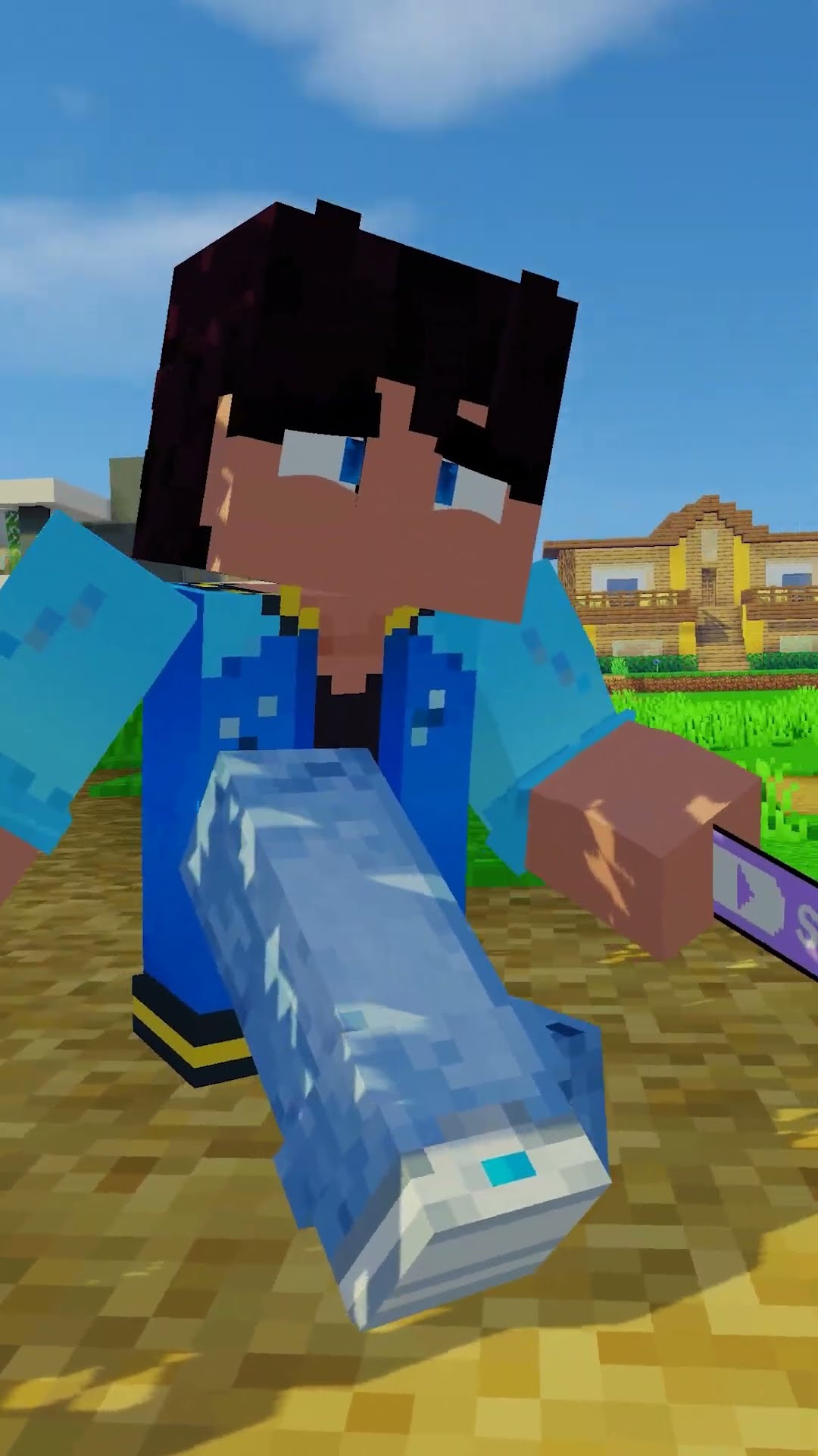 ANGRY BABY HIPPO In Minecraft!
