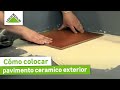 Cómo colocar pavimento ceramico exterior - Parte I · LEROY MERLIN