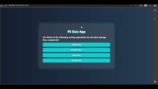 PS quiz app screenshot 1