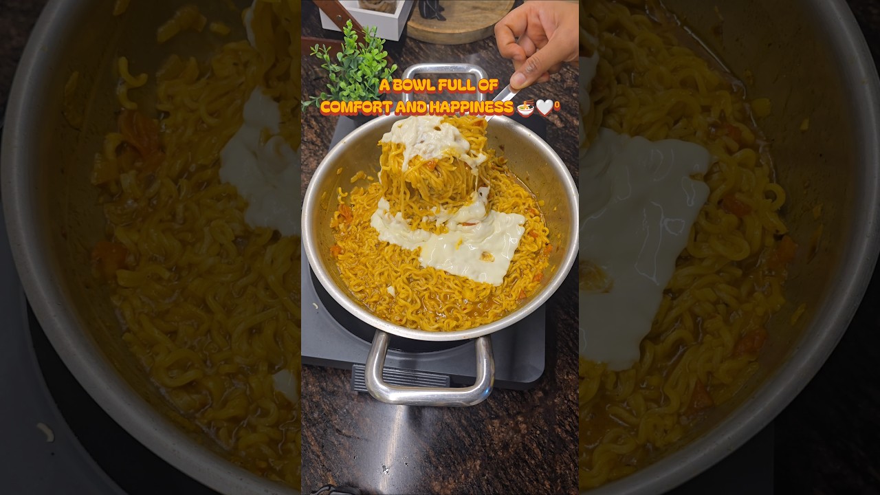 😍 cheesy masala Maggie  ❤️ #MaggieRecipe #CheesyMaggie #MasalaMaggie #Maggi #Shorts #YouTubeShorts