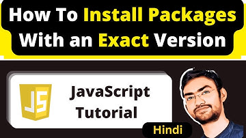 Best Way How To Install NPM Packages With an Exact Version