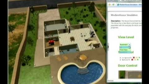 Simulated Environment : Modern House