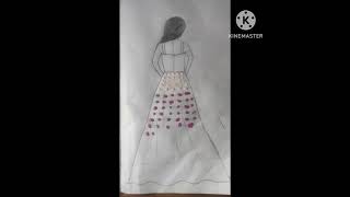 colourful girl drawing#like #subscribe #comment #trending video
