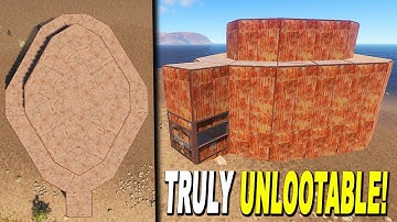 THE TRULY UNLOOTABLE LOOT ROOM BASE DESIGN! - RUST BASE DESIGN 2018