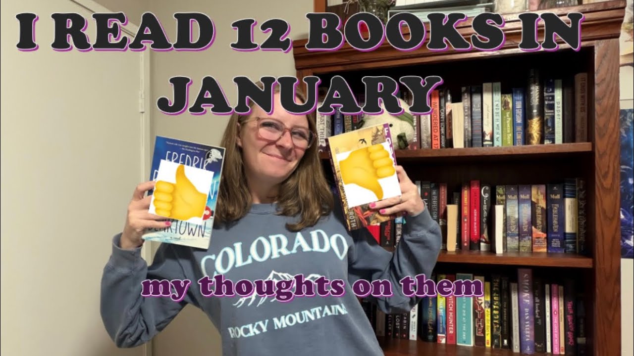 I read 12 books in January (my thoughts on them)