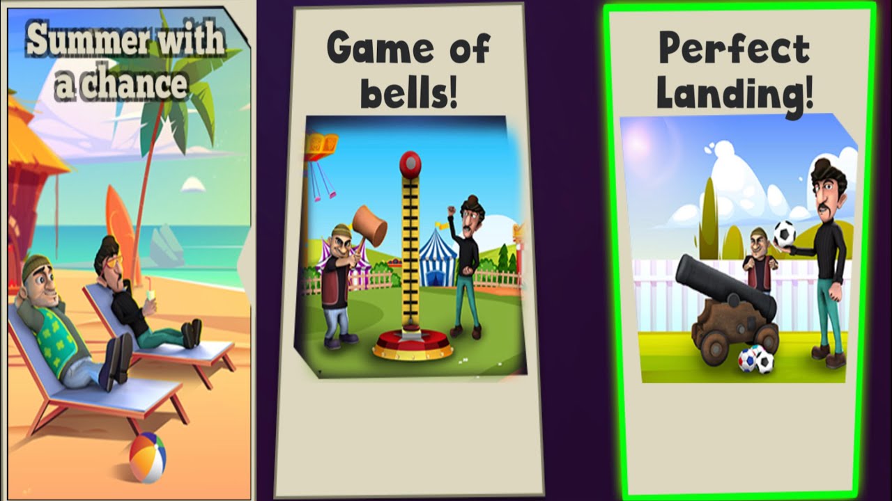 Scary Robber Game of bells,Perfect Landing gameplay walkthrough