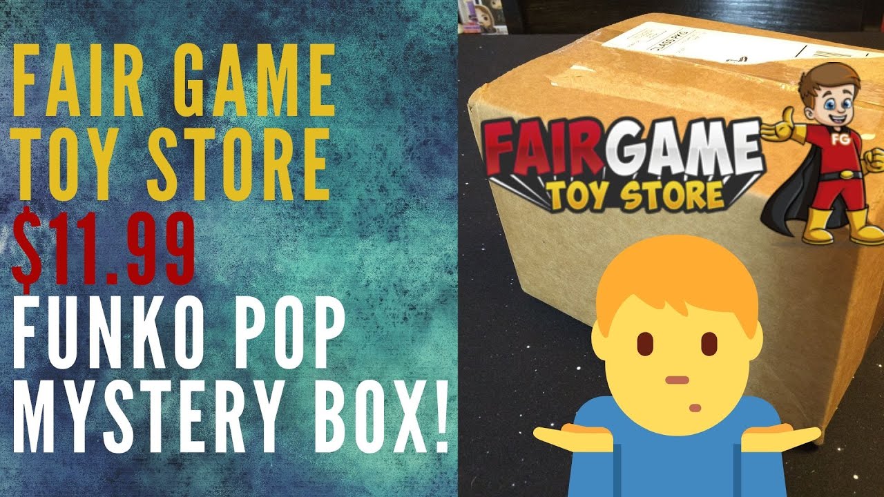 Fair Game Toy Store $11.99 Funko Pop Mystery Box!