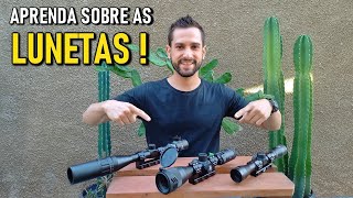 Aprenda sobre as Lunetas para carabinas de Pressão...