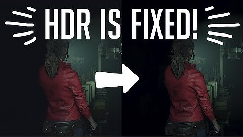 HDR in Resident Evil 2 & 3 Remake has been fixed! - RenoDX