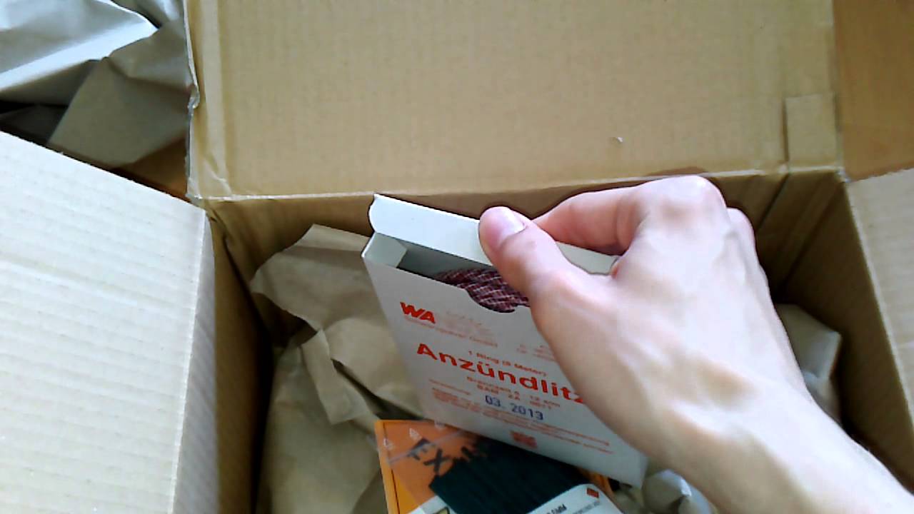 Grüne-Visco Zündschnur unboxing - YouTube