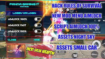 HACK ROS NEW MOD MENU SCRIPT AIMLOCK ASSETS NIGHT SKY SMALL CAR CHARACTER WHITE |BY PANDA GAMING IT