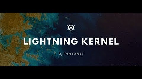 Lighting kernel best for gaming on mi a1