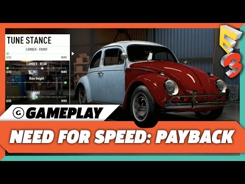 Need For Speed Payback: Gameplay Demo and Vehicle Customization - E3 2017