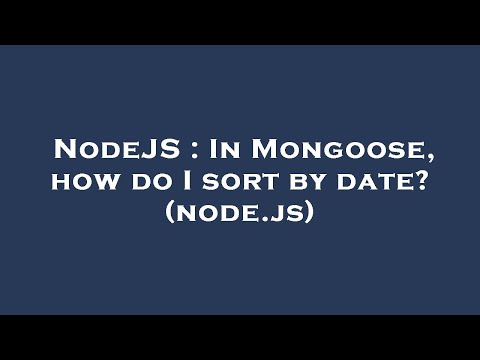 NodeJS : In