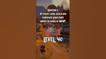 World of Warcraft General Trivia (Episode 4) #worldofwarcraft #trivia #gamer