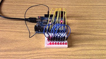 Бегущий огонь на arduino.