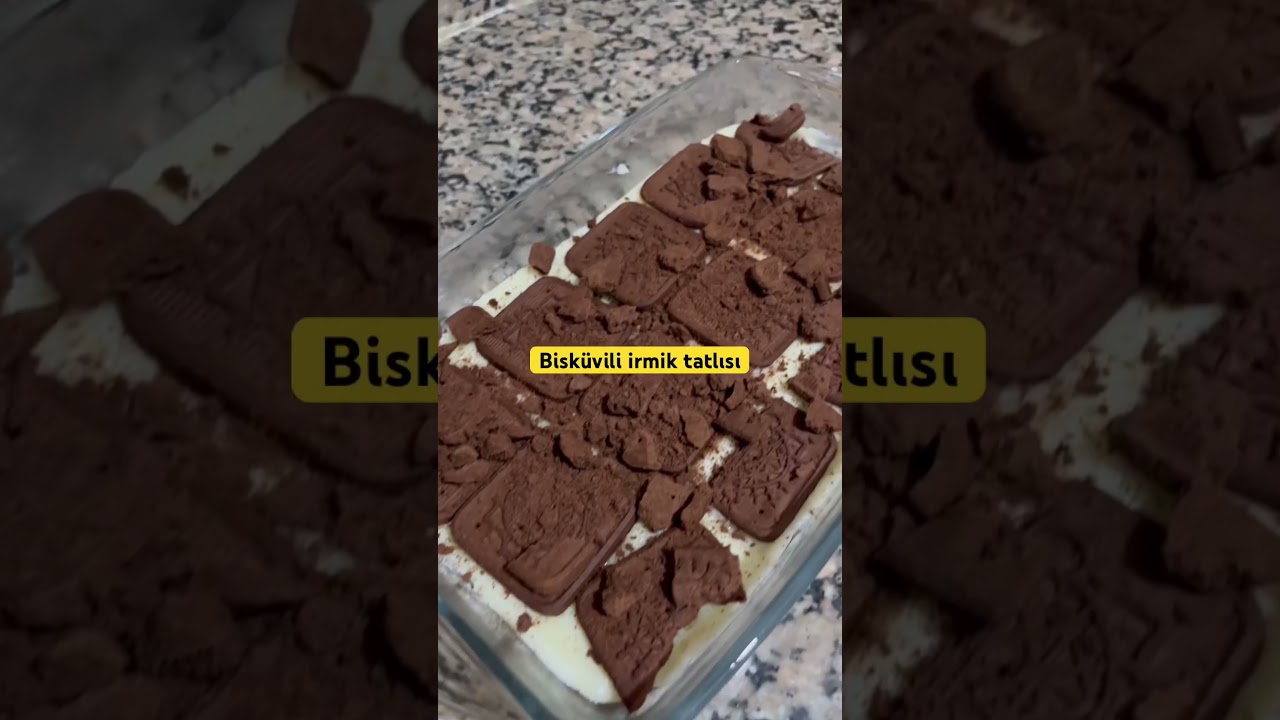Bisküvili irmik tatlısı #yemektarifleri #tatlı Bisküvili irmik tatlısı #yemektarifleri #tatlı