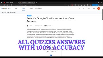 Essential Google Cloud Infrastructure: Core Services || Quizzes Answers || GCCP